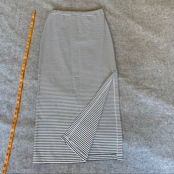 JACOB Striped Maxi Slit Skirt (size XS) - Picture 1 of 4